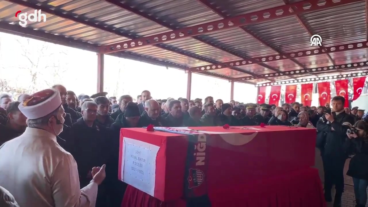 Şehit Sözleşmeli Er Kemal Batur, Niğde'de uğurlandı