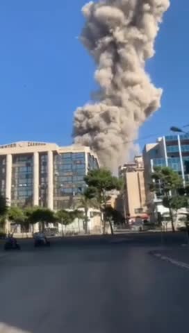 İsrail, Lübnan'ın Dahiye bölgesine saldırılar düzenledi