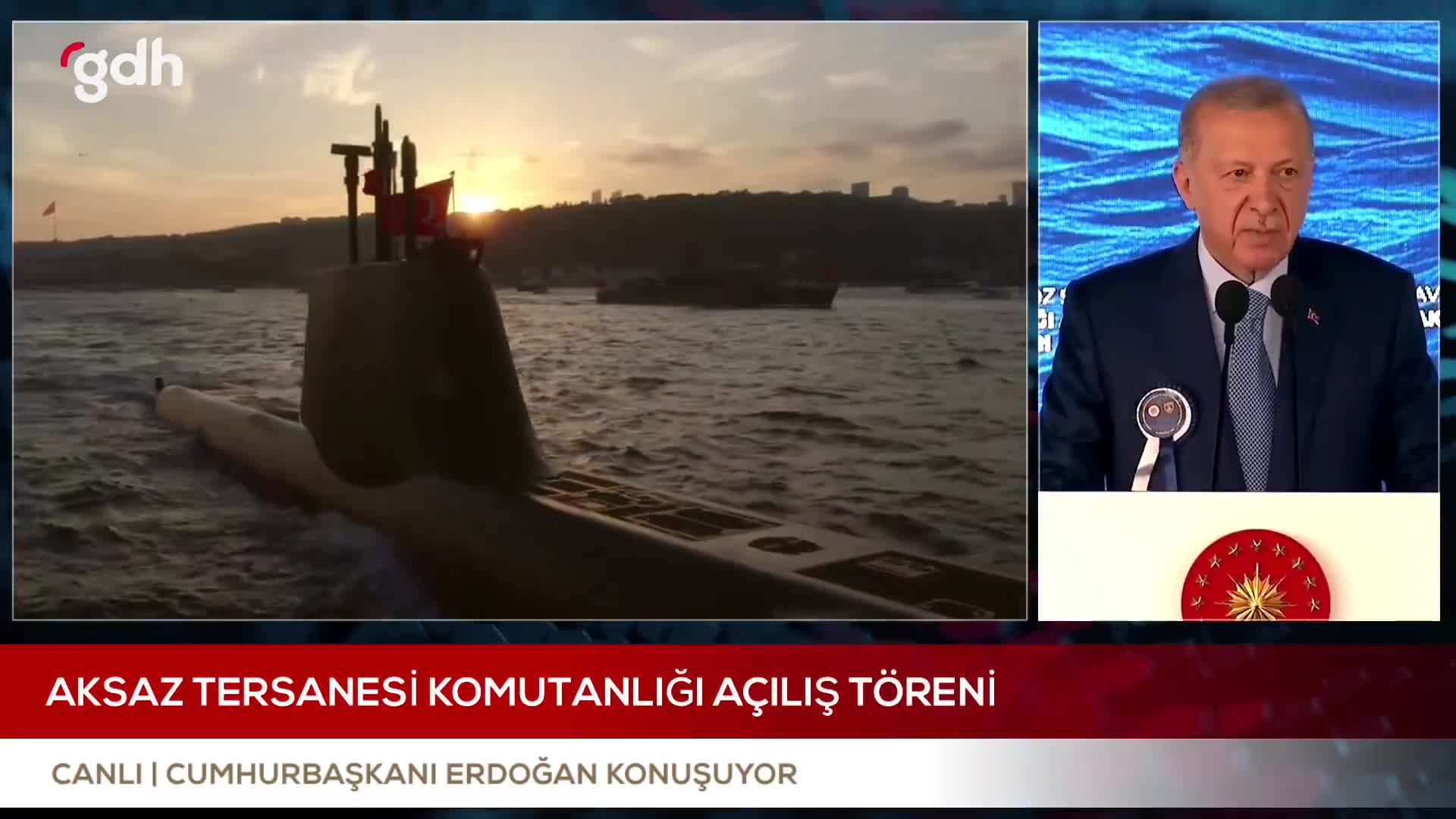 Erdoğan: Güçlü donanma ile huzurun önemini biliyoruz