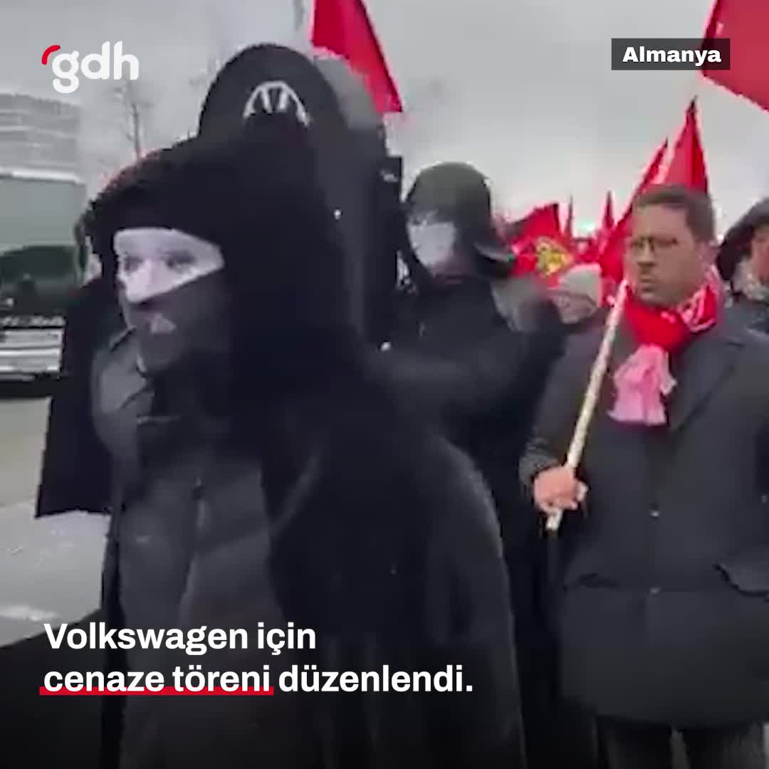 Volkswagen için Almanya'da cenaze töreni düzenlendi