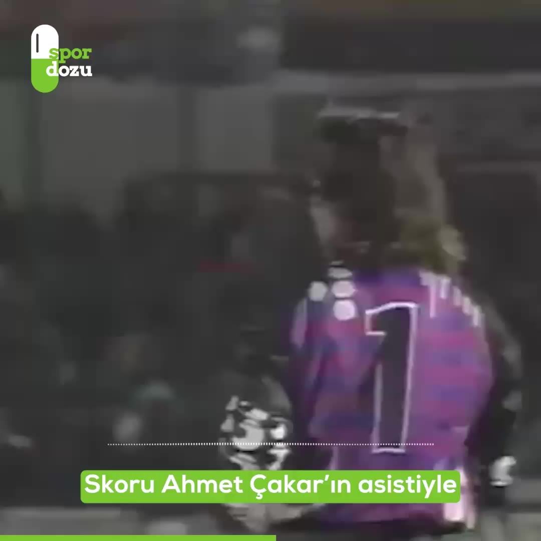Ahmet Çakar'ın UEFA yarı finalinde asist yaptığı maç!