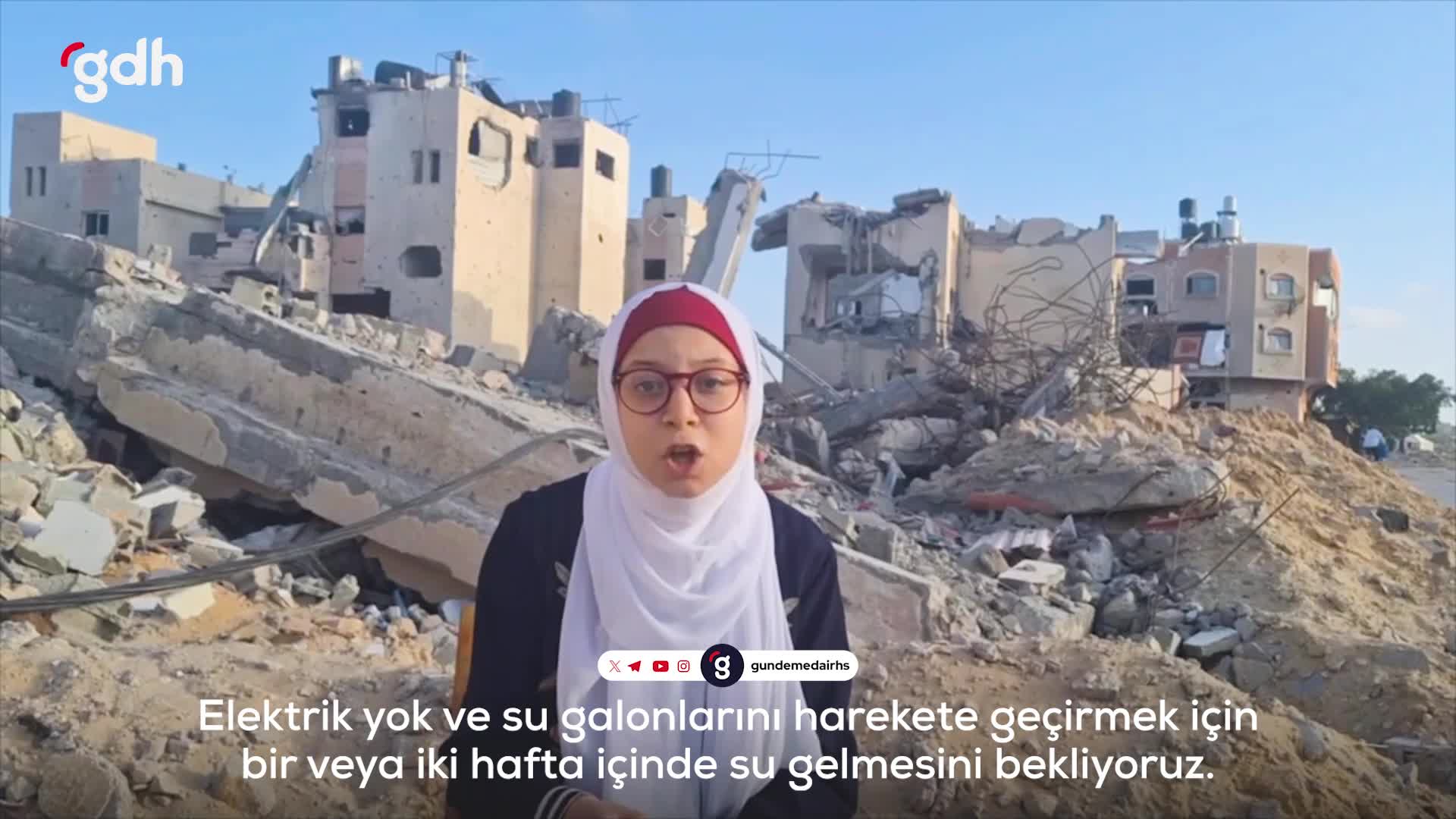 Eğitim için Türkiye'den dönen Gazze'li Tasnim Olwan'dan mesajlar