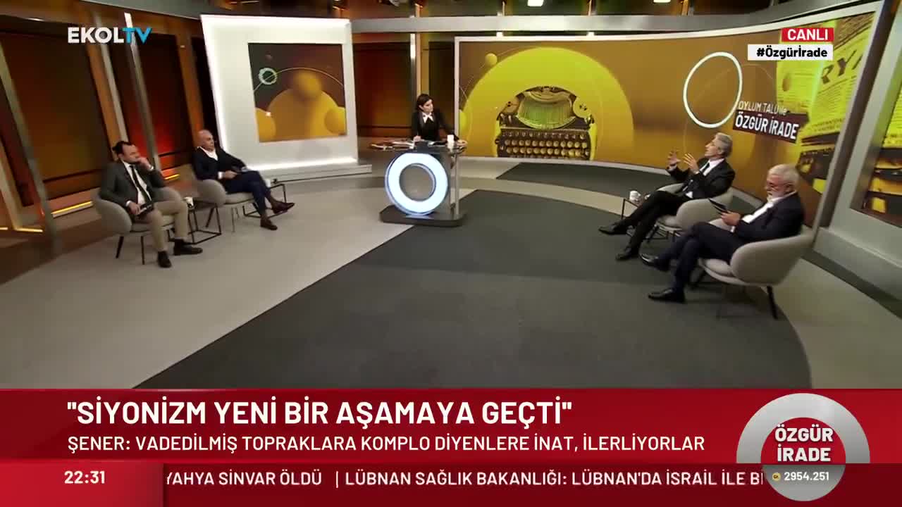 Nedim Şener: Siyonizm yeni bir aşamaya geçti, tehlike yayılıyor