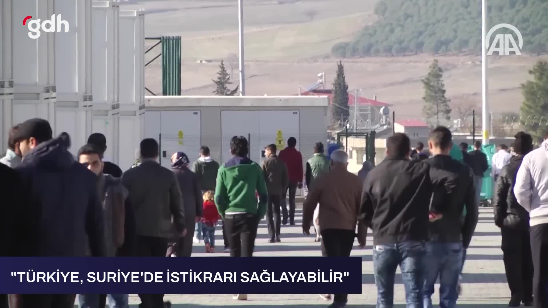 "Suriye'nin yeniden inşasında Türkiye'yi örnek alabiliriz."