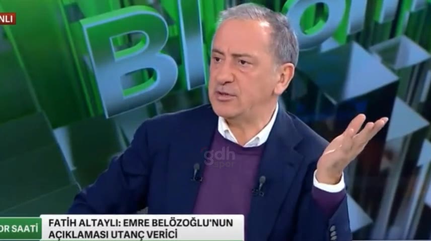 Fatih Altaylı: Emre Belözoğlu'na tepki gösterdi!