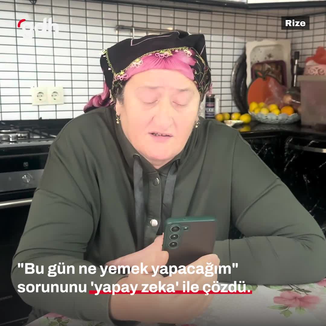 Emine Kurt, ChatGPT ile yemek yapma sorununu çözüyor