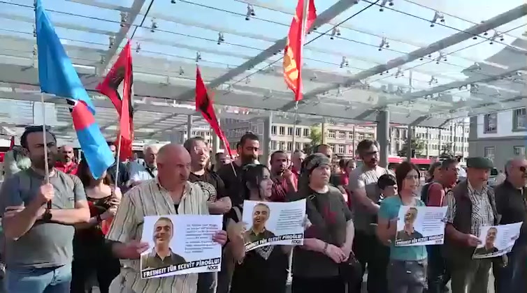 Terör sempatizanları Bern'de Ecevit Piroğlu için eylem yaptı