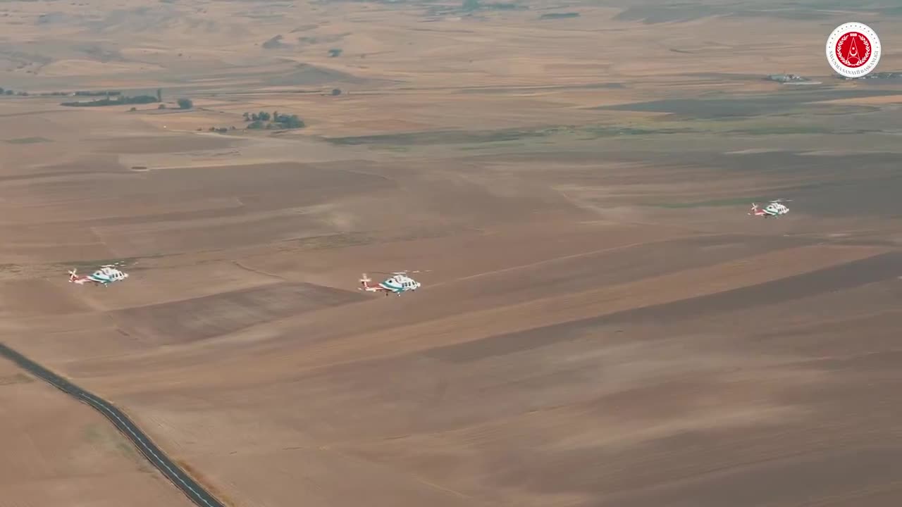 GÖKBEY Helikopteri'nden Zafer Bayramı'na özel uçuş