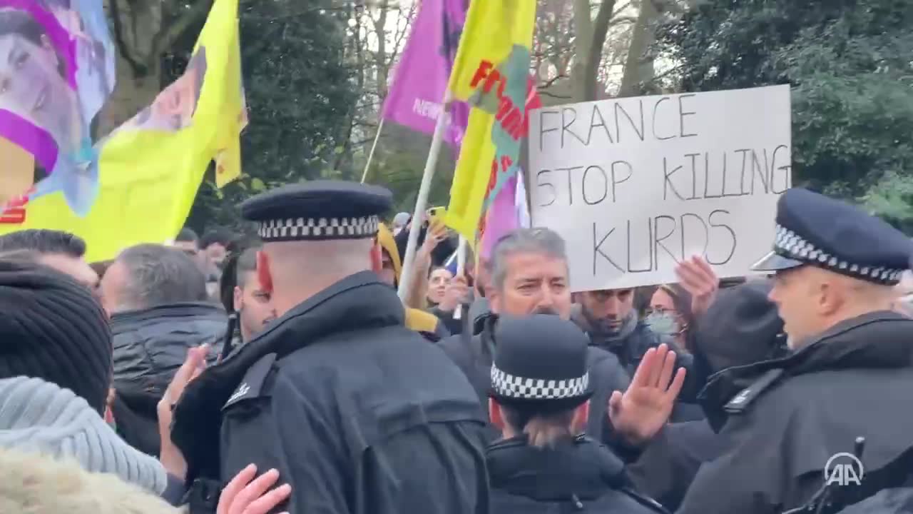 PKK terörü İngiltere'yi de etkiledi: Londra'da protesto