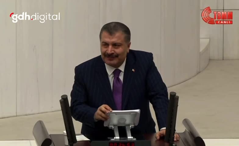 Bütçe görüşmelerinde Bakan Koca'dan sağlık mesajı: Derin bir nefes alalım