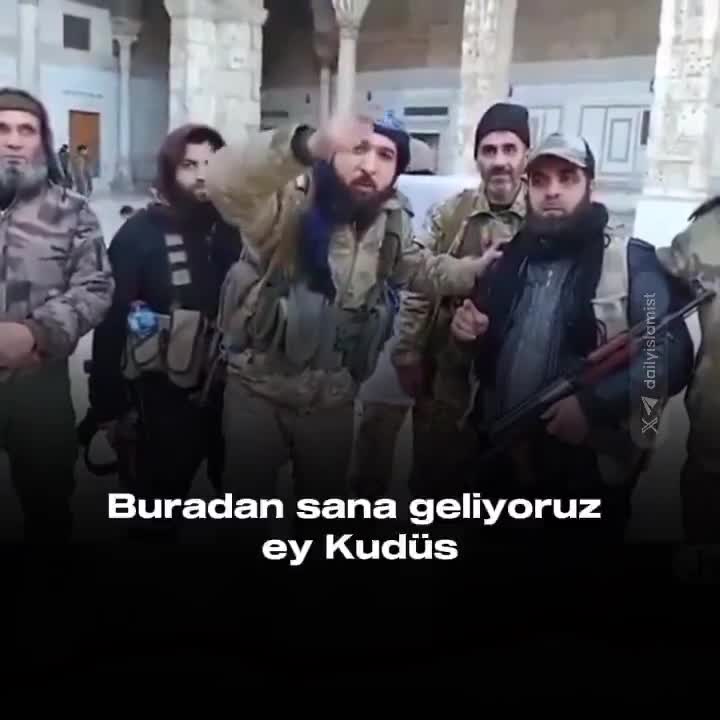 Devrimciler Emevi Camii'nden Gazze'ye seslendi: Sabredin!