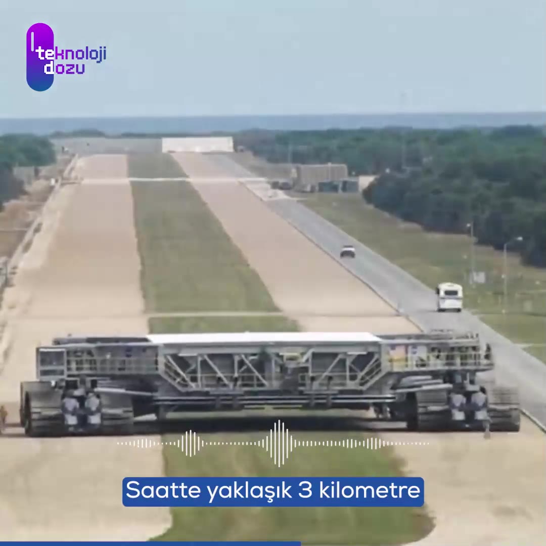 Uzay mekiklerinin gizli kahramanı: Crawler Transporter