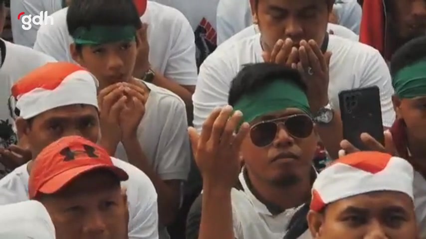Filipinler'de Filistin direnişine destek gösterisi yapıldı