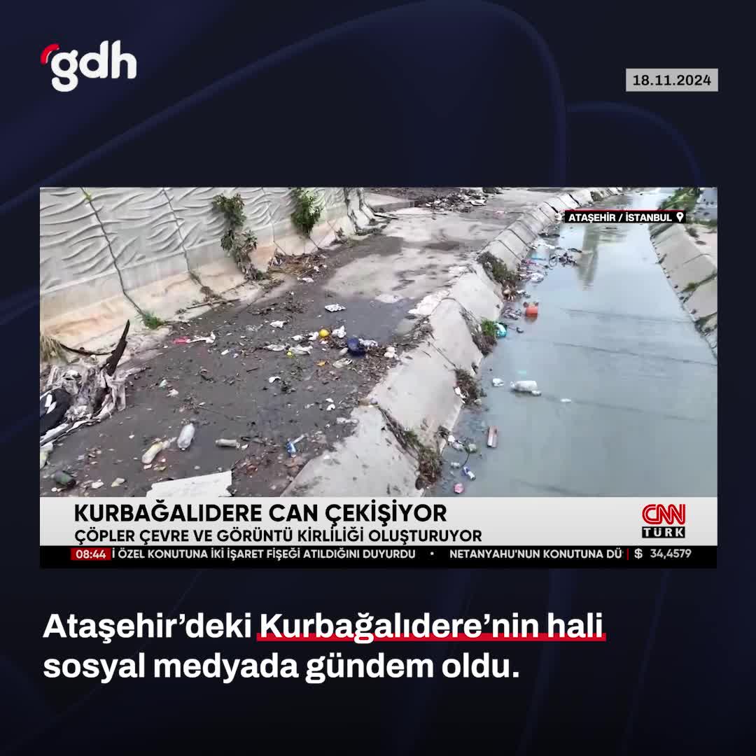 Ataşehir'de Kurbağalıdere Kirliliği Gündemde!