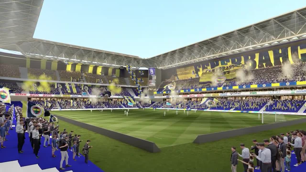 Aziz Yıldırım'ın Fenerbahçe stadyum projesi duyuruldu