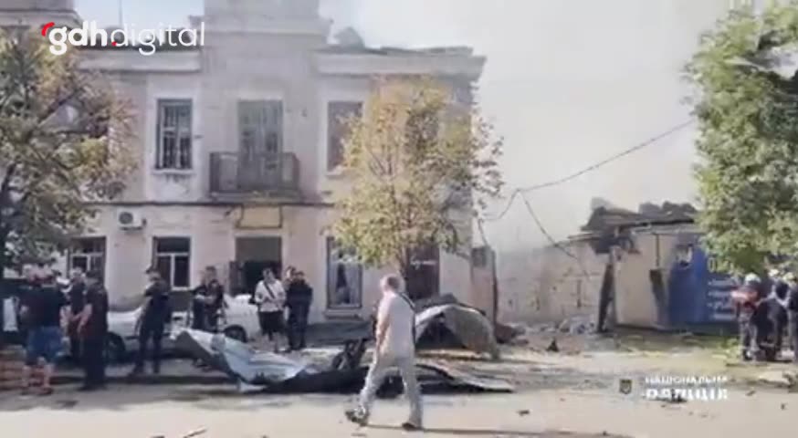 Rus ordusu Kryvyi Rih'de polis binasını vurdu: 1 ölü