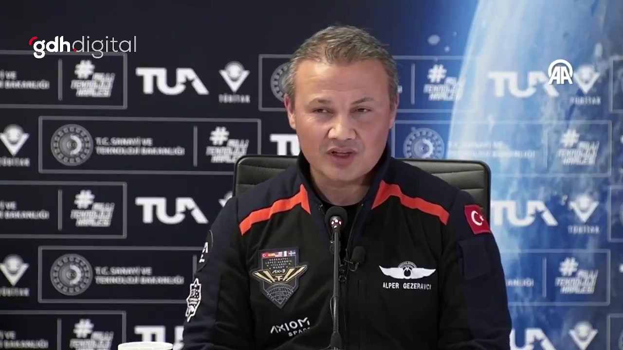 İlk Türk Astronot Alper Gezeravcı’nın Mesajı