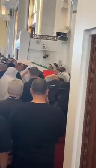 Şehid lider Haniye'nin naaşı tekbirlerle uğurlandı