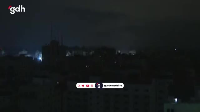 Enes el Şerif'ten Gazze'deki saldırıların boyutunu anlatan kayıt