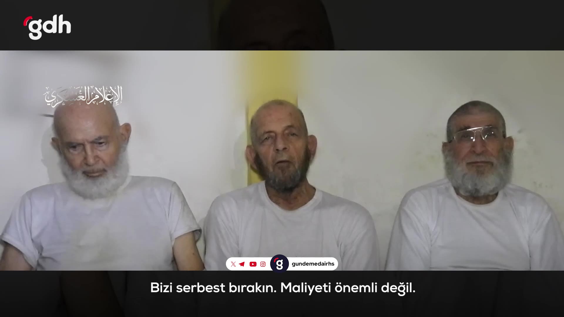 El Kassam Tugayları'ndan İsrailli esirlerin mesajı