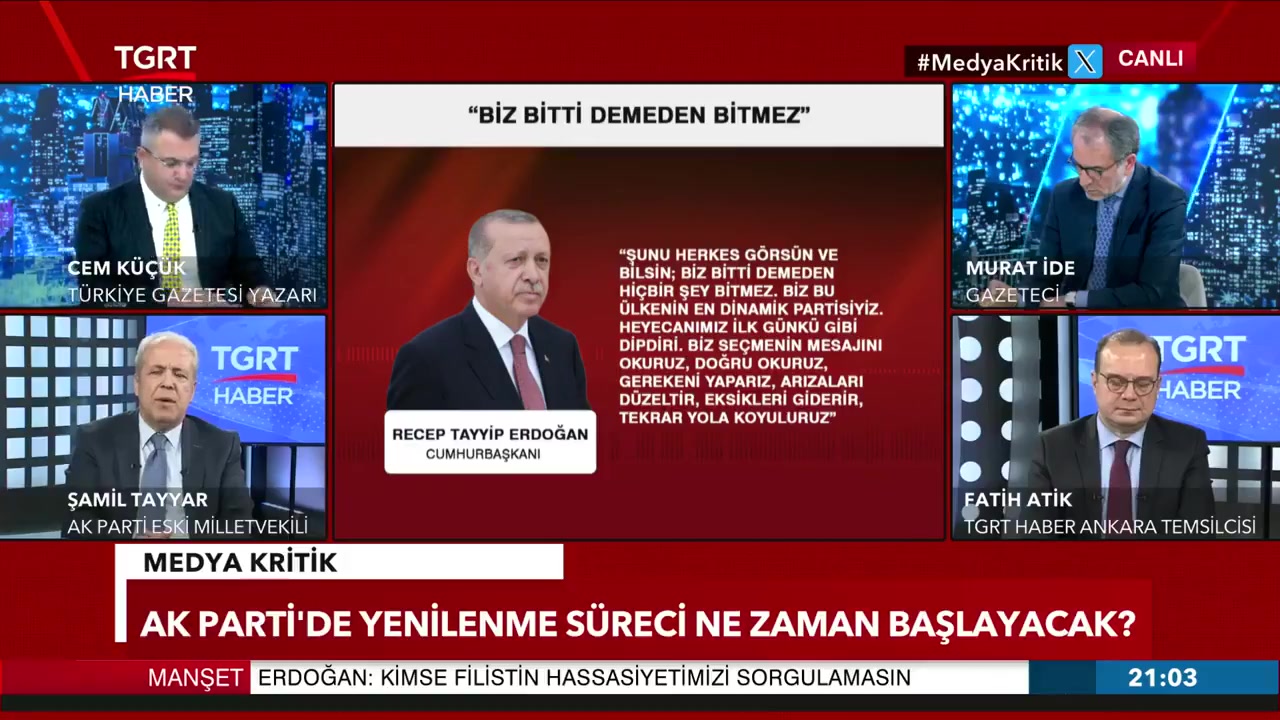 Şamil Tayyar: Cumhurbaşkanlığı sisteminde revize gerekecek