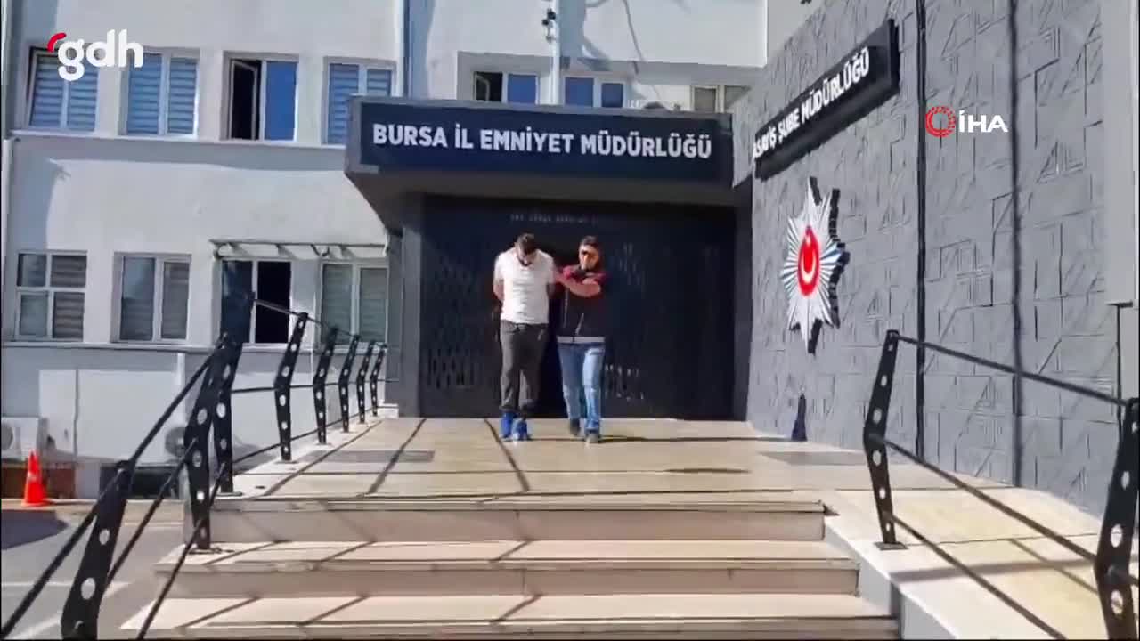 Bursa'da çanta çalan hırsız, yakalanıp cezaevine döndü