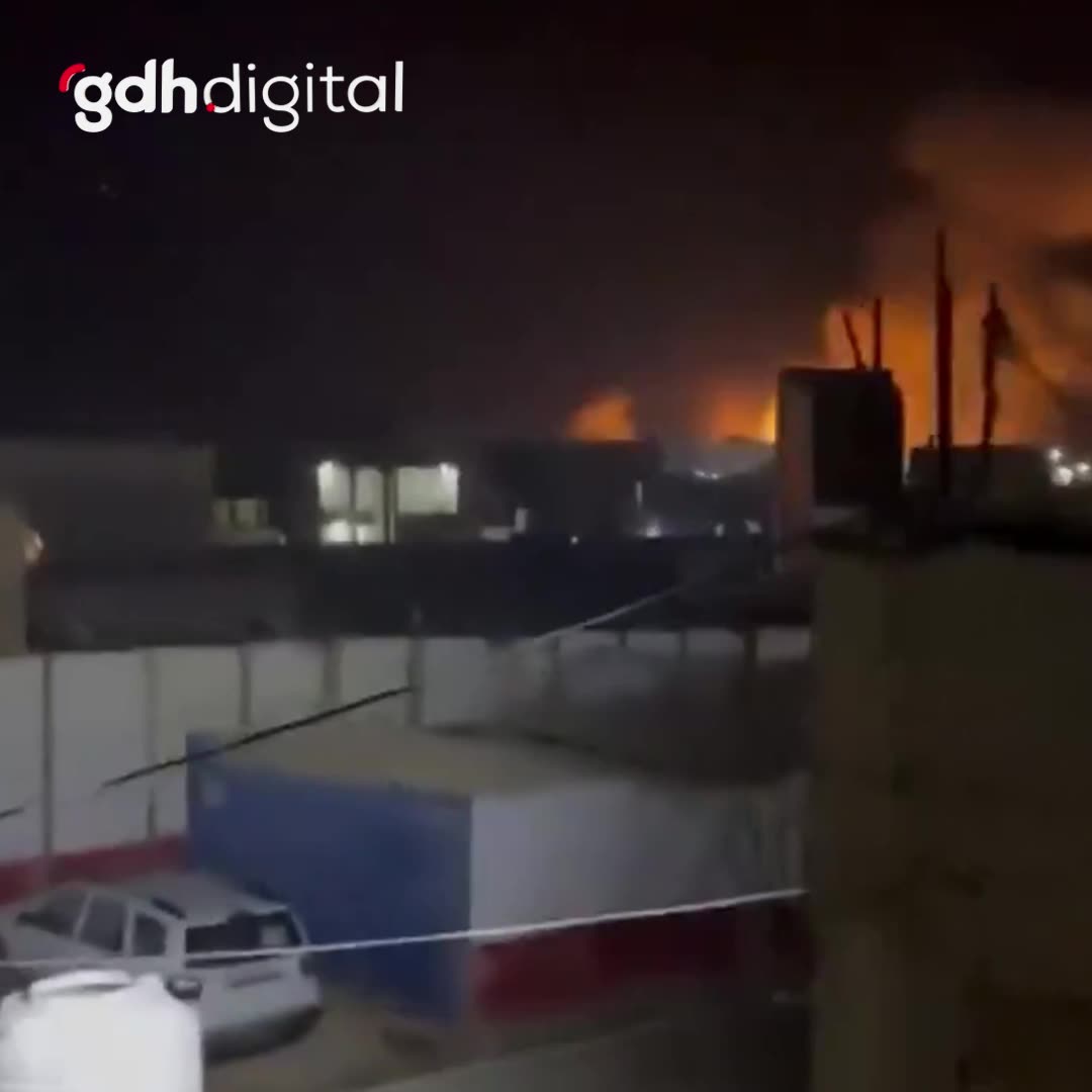 ABD'nin Suriye-Irak sınırındaki Şii milis saldırı görüntüleri