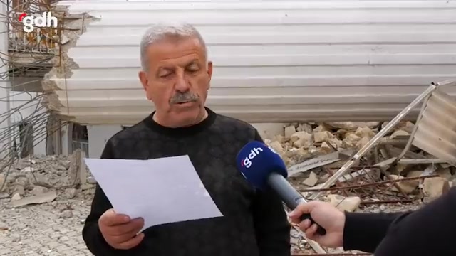 Hatay'da yıkıma şiir yazan İlyas abiyi bulduk