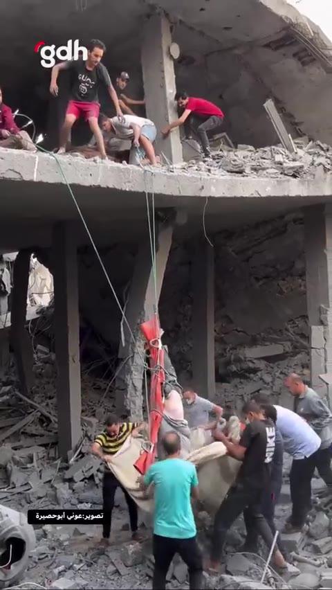 İsrail'in hedefi Gazze'de arama kurtarma çalışmaları çökmüş durumda