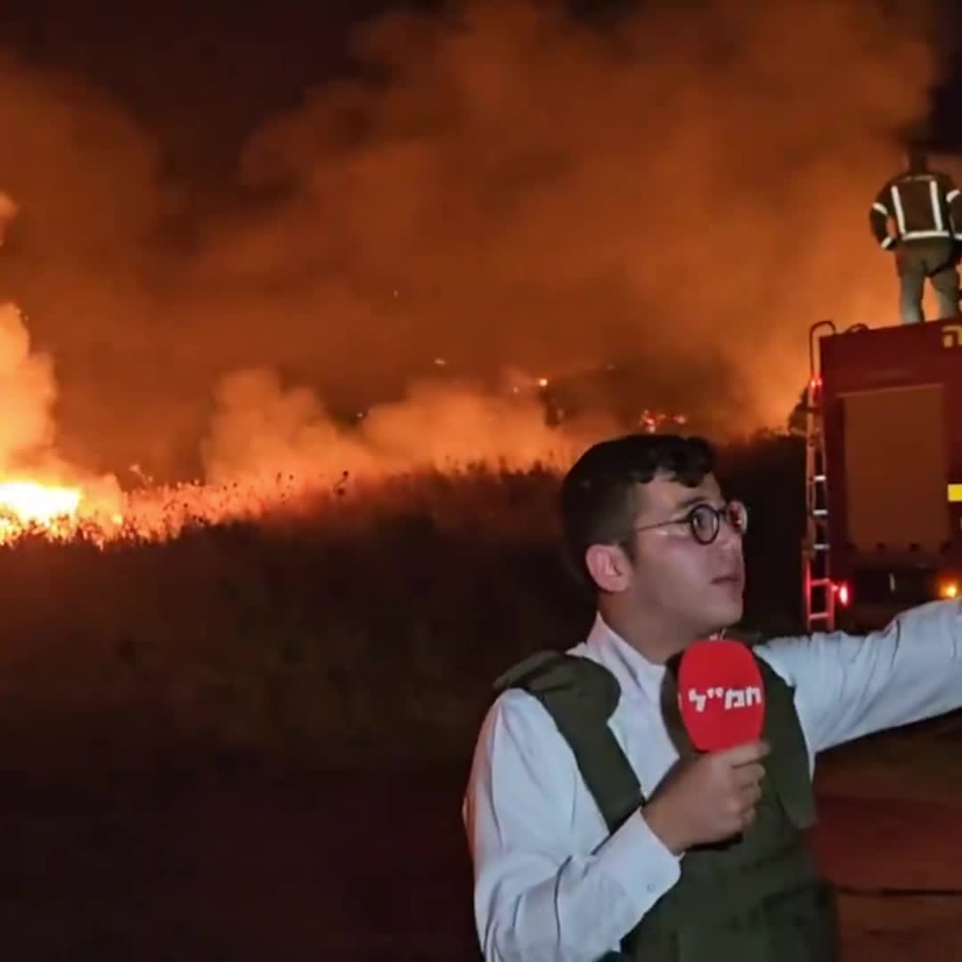 İsrail'in kuzeyindeki yangınlar çılgınca yayılıyor!