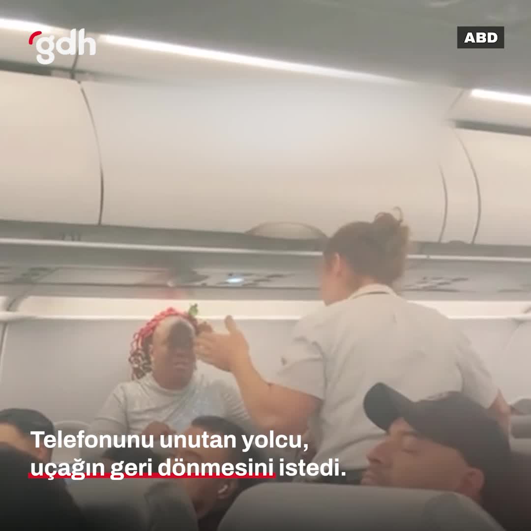Yolcu, San Diego-Las Vegas uçağını telefon için geri döndürdü