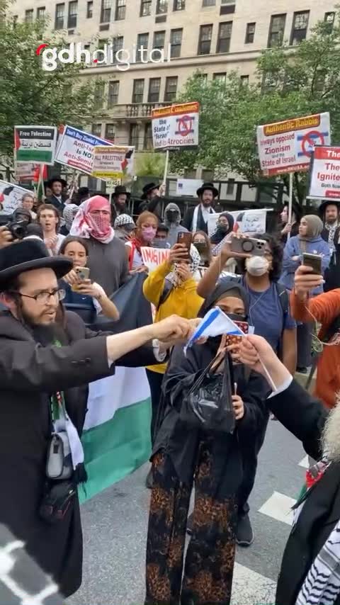 Amerikalı Ortodoks Yahudiler, İsrail bayrağını parçaladı