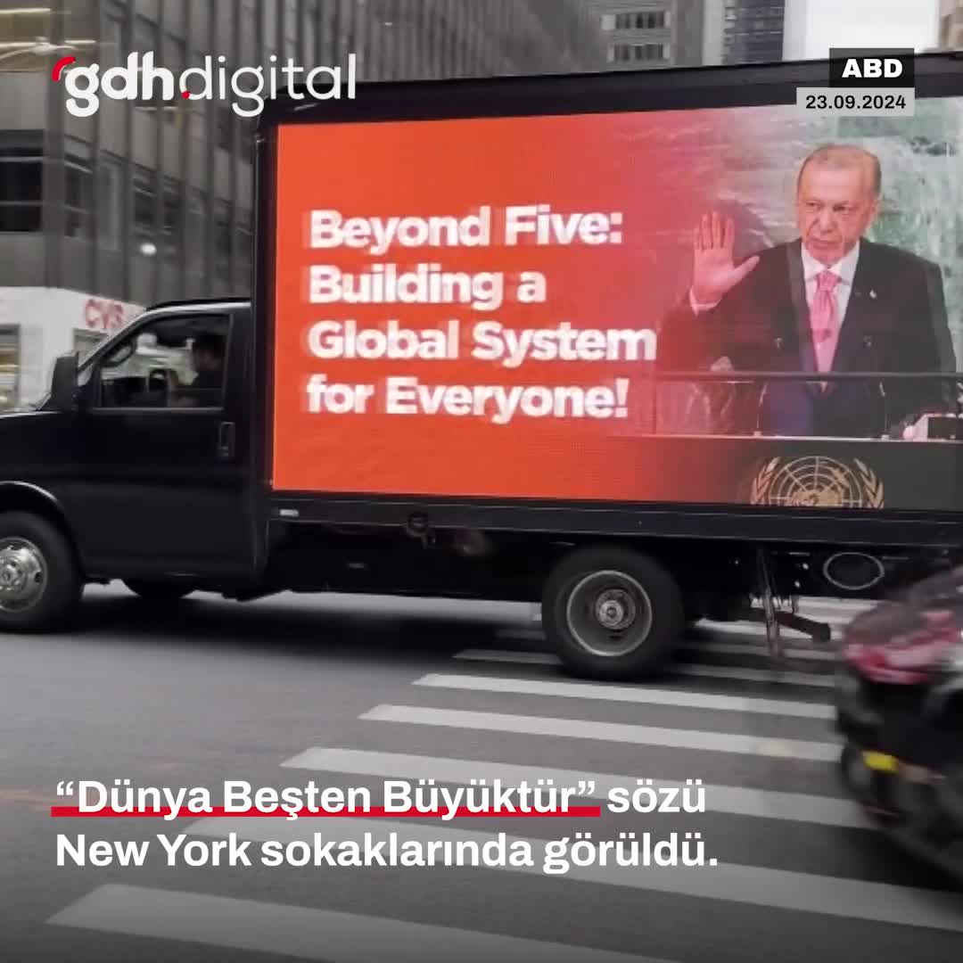 Erdoğan'ın "Dünya Beşten Büyüktür" çağrısı New York'ta