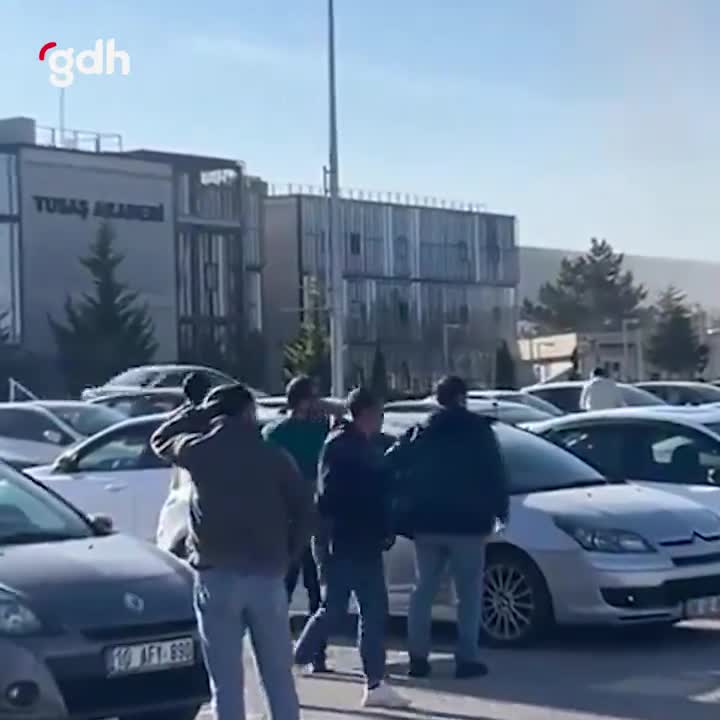 TUSAŞ'taki patlama sonrası silah sesleri duyuluyor