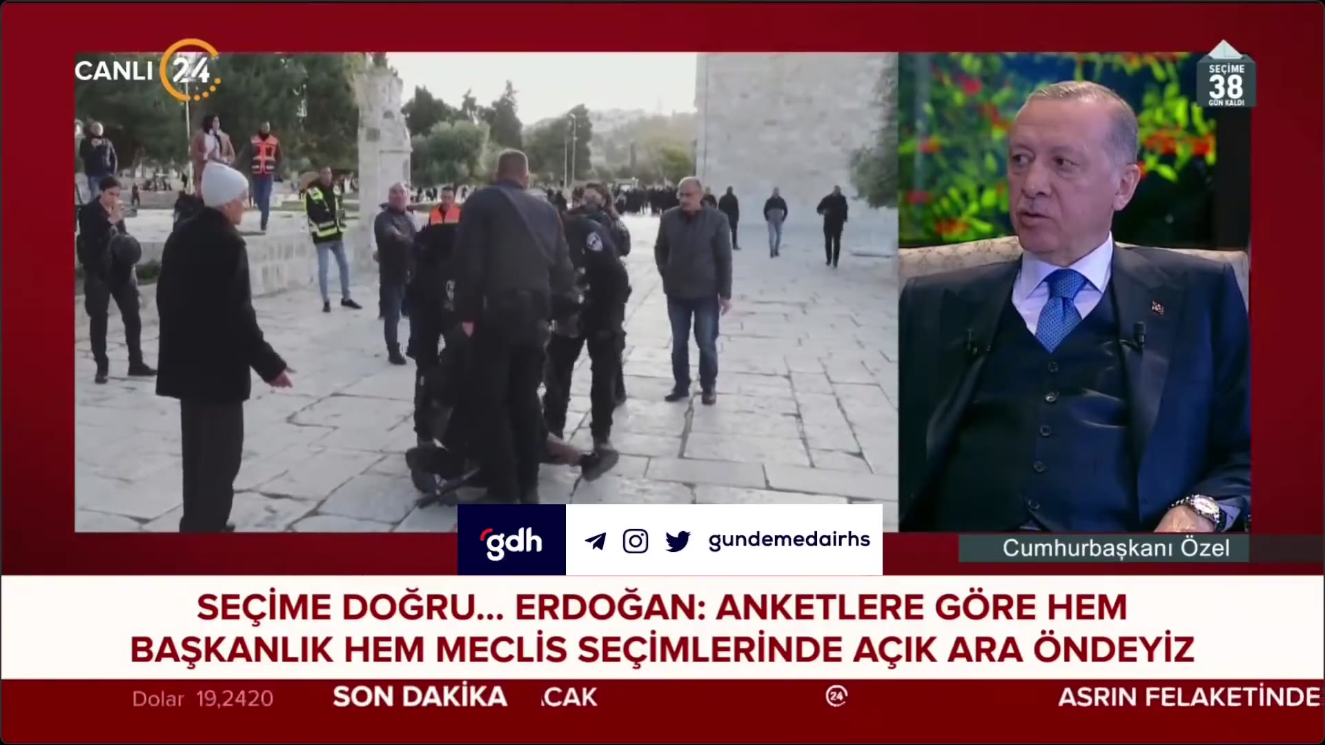 Erdoğan: Filistinli kardeşlerimizin yanındayız, İsrail bilsin!
