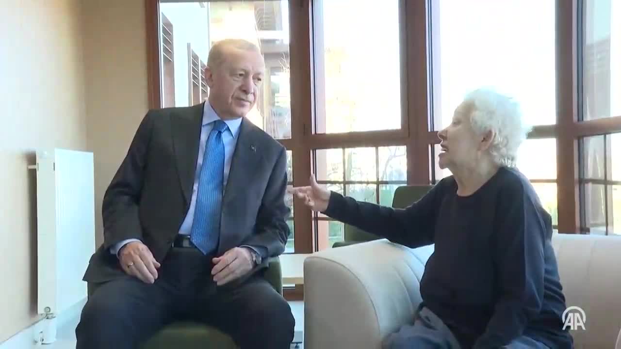Erdoğan Darülaceze'yi ziyaret etti: "Biz varız" dedi