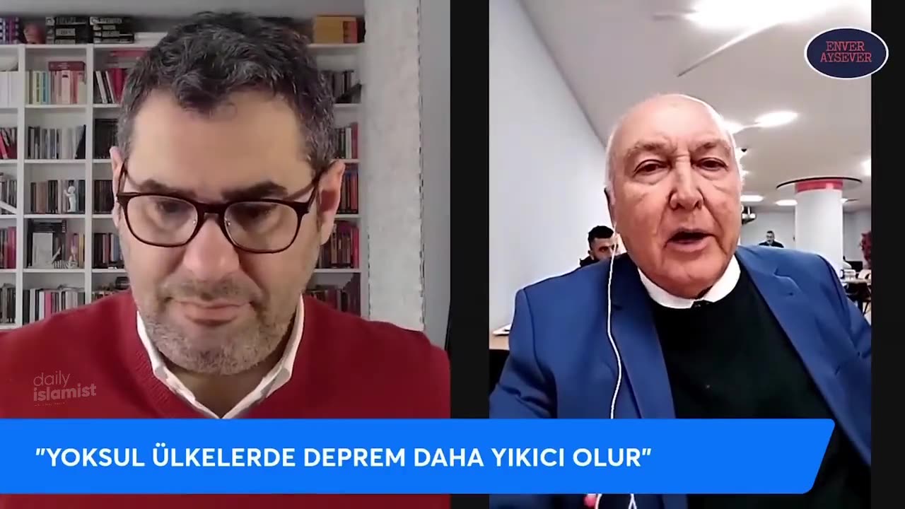 Enver Aysever ve Prof. Ahmet Ercan'ın deprem diyalogu
