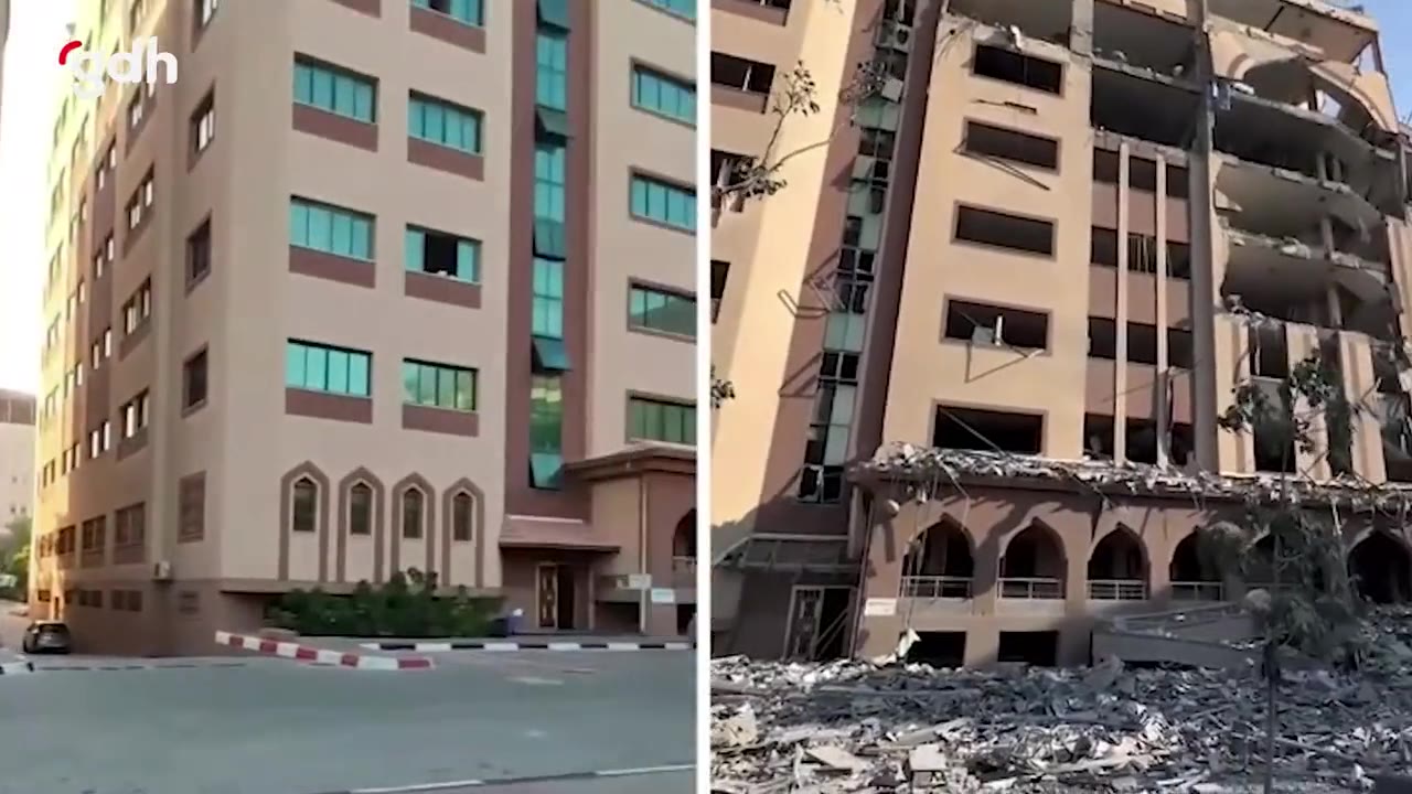 Gazze, İsrail saldırıları sonrası büyük bir enkaza dönüştü