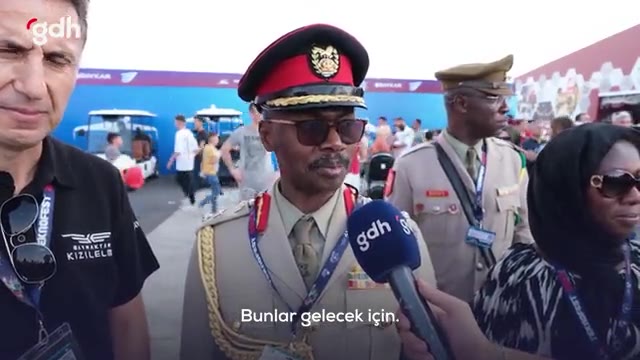 Ganalı General ISSAHAKU ABUBAKARİ TEKNOFEST'e hayran kaldı