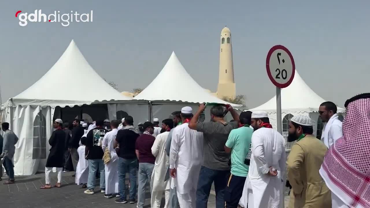 gdh, İsrail saldırısında şehit olan İsmail Haniye'nin cenaze namazını takip etmek için Katar'ın başkenti Doha'da