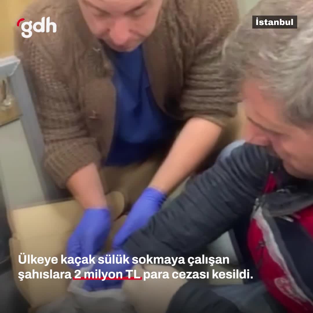 Havalimanında 8.34 kg tıbbi sülük bulunup 2.6 milyon TL ceza kesildi