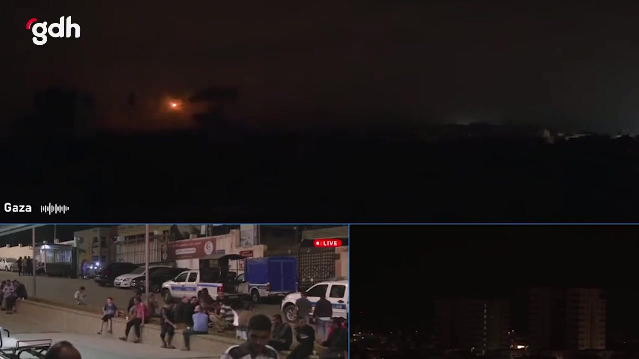İsrail'in Gazze'ye düzenlediği hava saldırıları sürüyor
