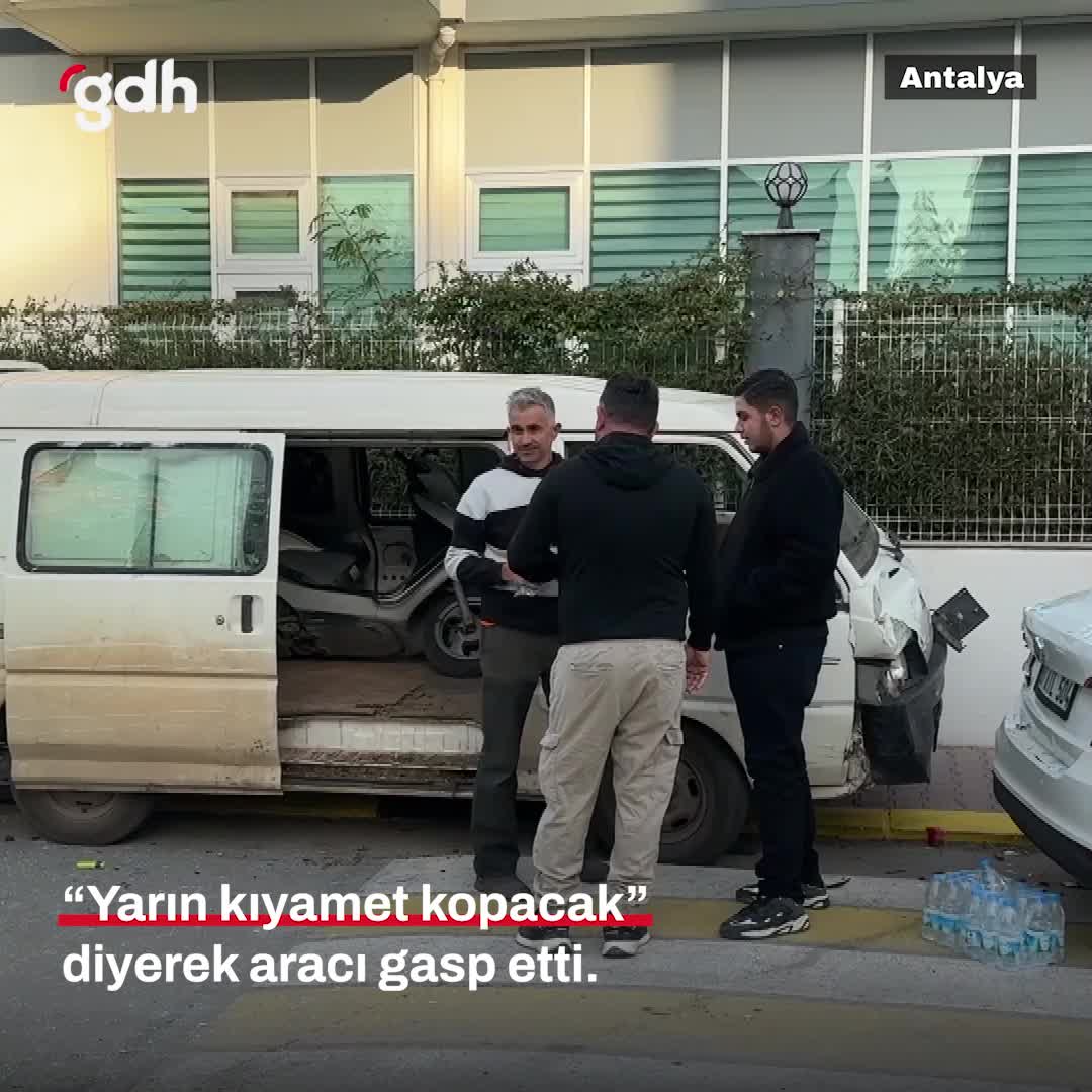 Antalya'da gasp eden şahıs 30 km kaçtı, yakalandı