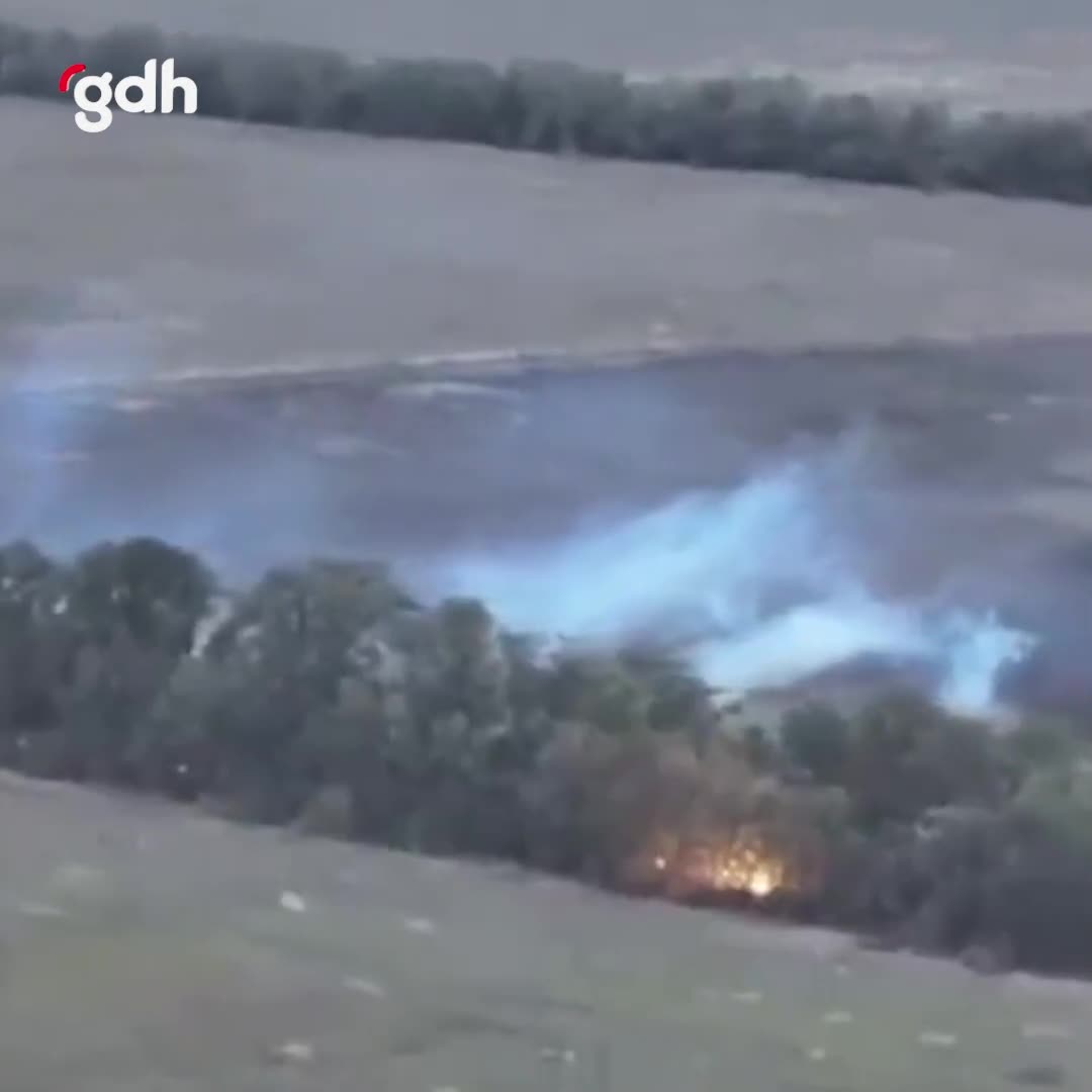 Ukrayna ordusu, drone ile ilk kez yangın çıkaran karışım kullandı