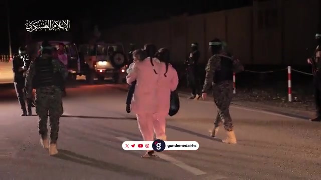 El Kassam Tugayları'ndan esir teslim anlarının yeni görüntüleri