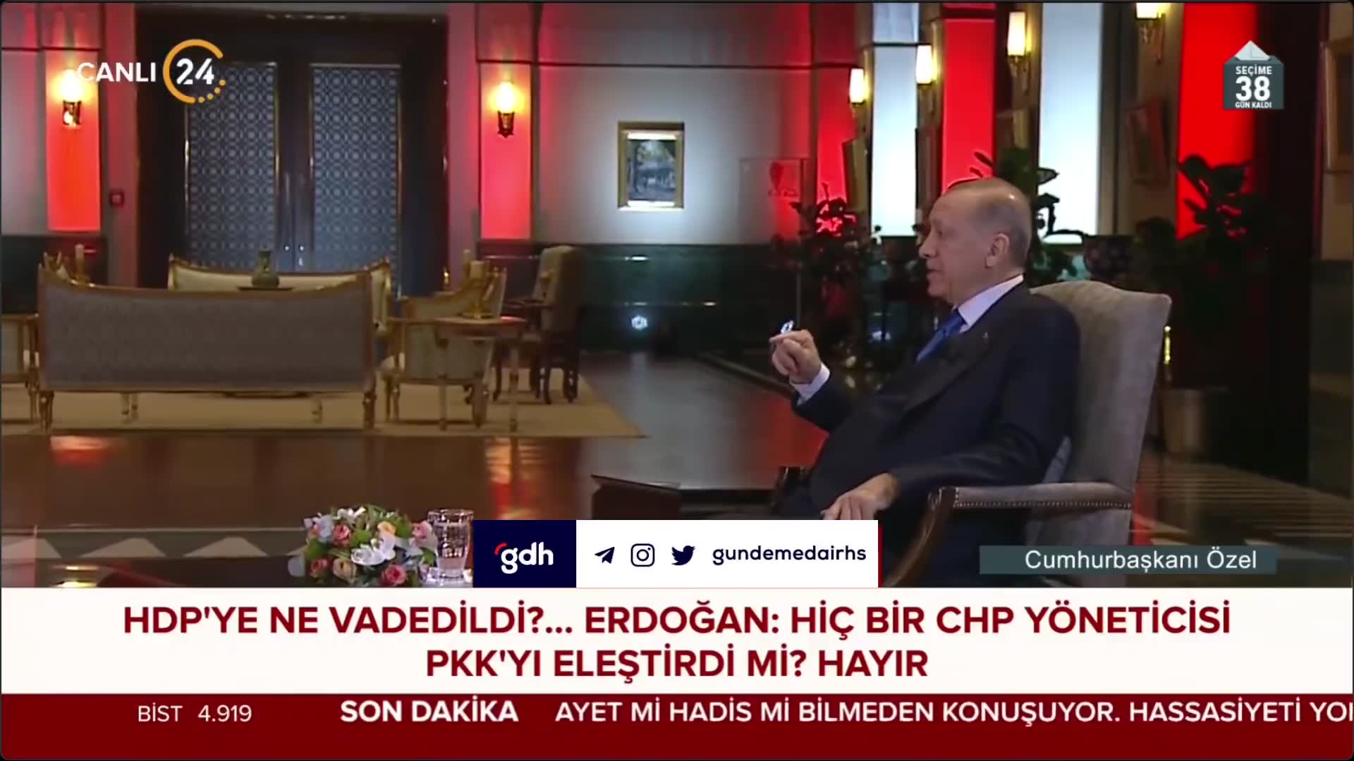 Erdoğan: Bay Kemal HDP desteğiyle ülkeyi teröre sürükler