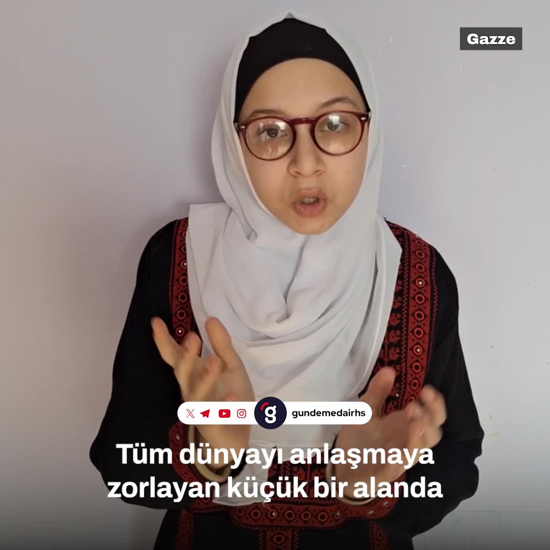 11 yaşındaki Tasnim Olwan, Gazze'nin direnişini anlattı