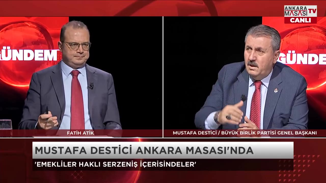 Destici: Emekli maaşları yılbaşından önce artırılmalı