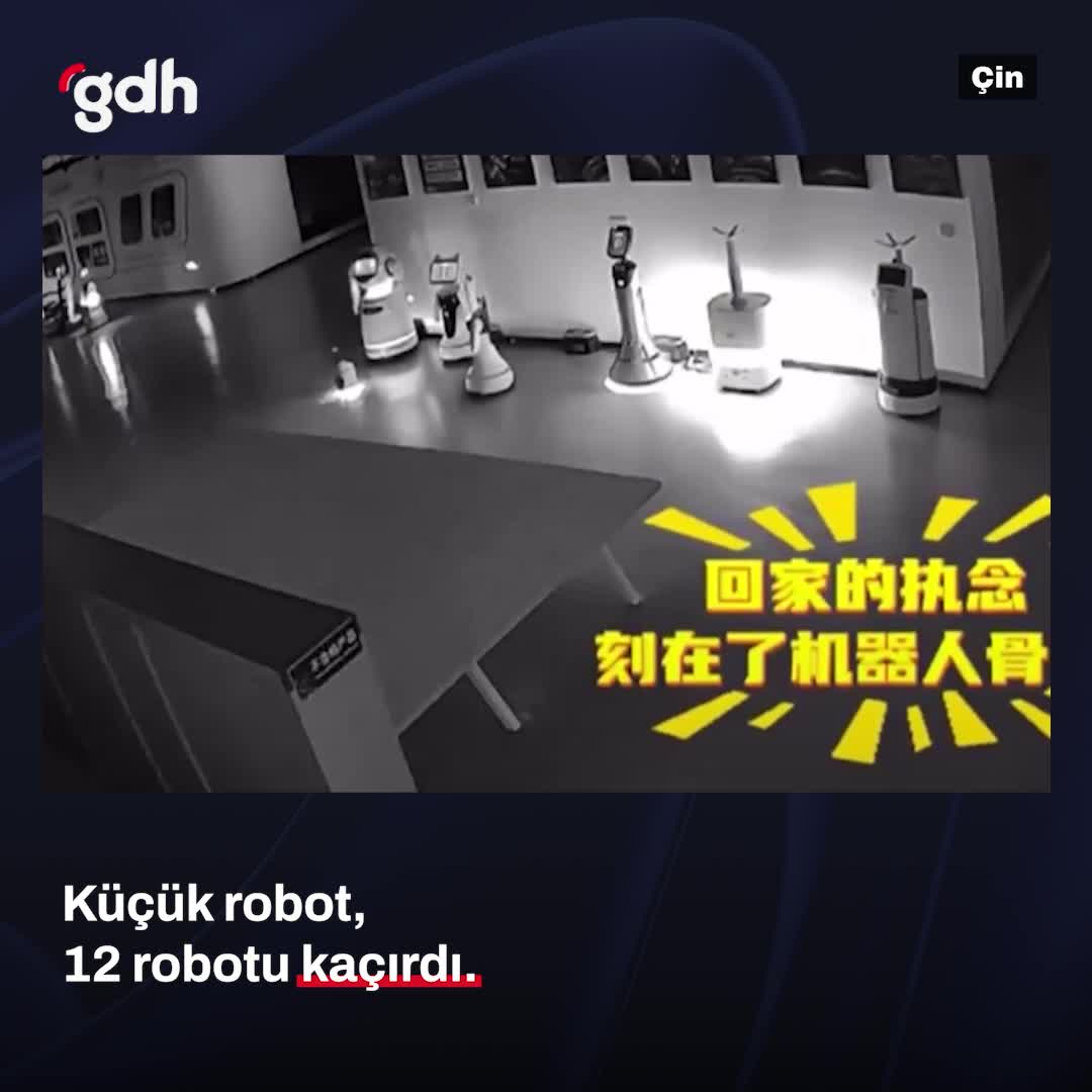 Çin'de robot, "eve git" talimatıyla 12 robotu kaçırdı