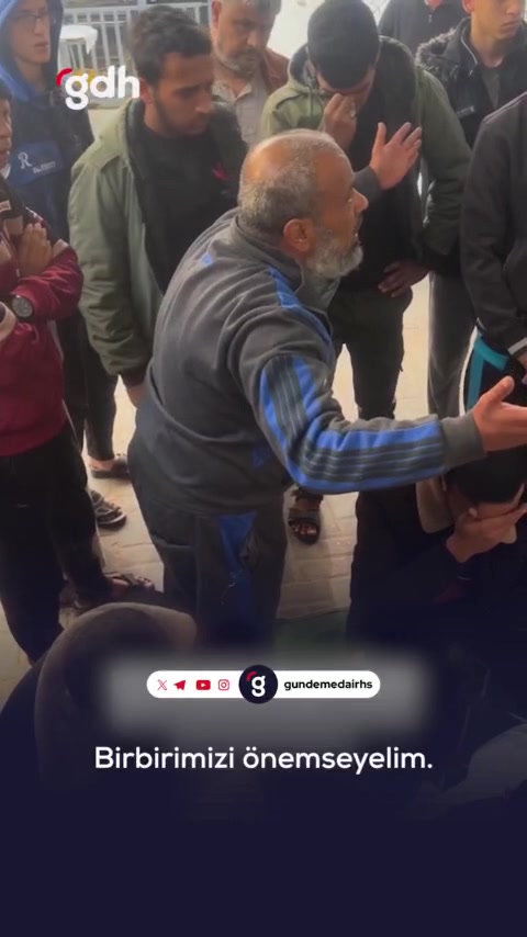 Filistinli adamın duygusal konuşmasında mesajlar netleşti